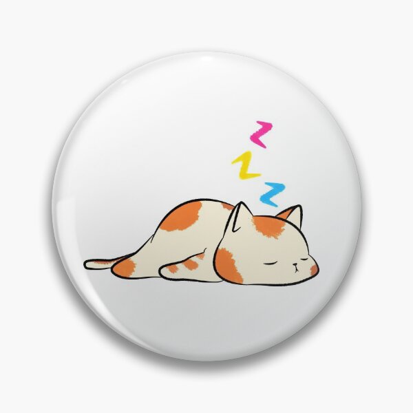 Item preview, Sleeping Cute Pansexual Pride Cat  designed and sold by meicha.