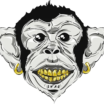 Monkey with gold 