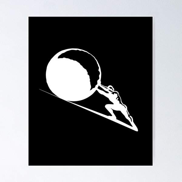Item preview, Greek Mythology Sisyphus  designed and sold by The Junto Shop.