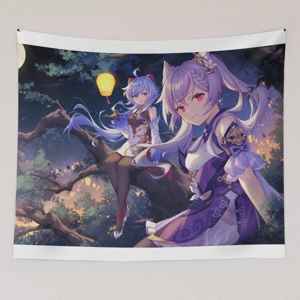 Item preview, Ganyu and Keqing - Genshin Impact designed and sold by Aka-Hanako.