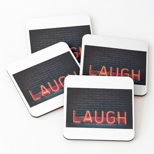 Item preview, Laugh Neon-light Signage Turned on designed and sold by minimalcinema.