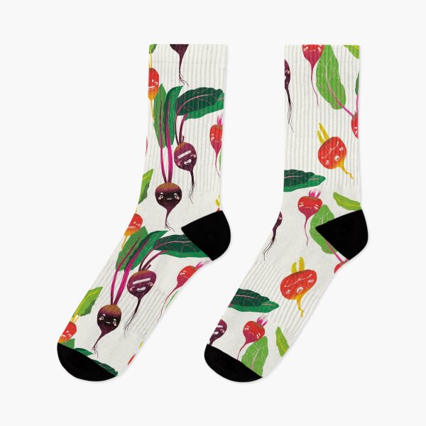 Item preview, Beets - Cute Rainbow Cartoon Vegetable Pattern designed and sold by TheRainbowRoom.