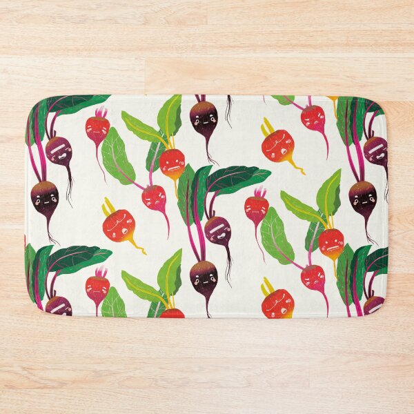 Item preview, Beets - Cute Rainbow Cartoon Vegetable Pattern designed and sold by TheRainbowRoom.