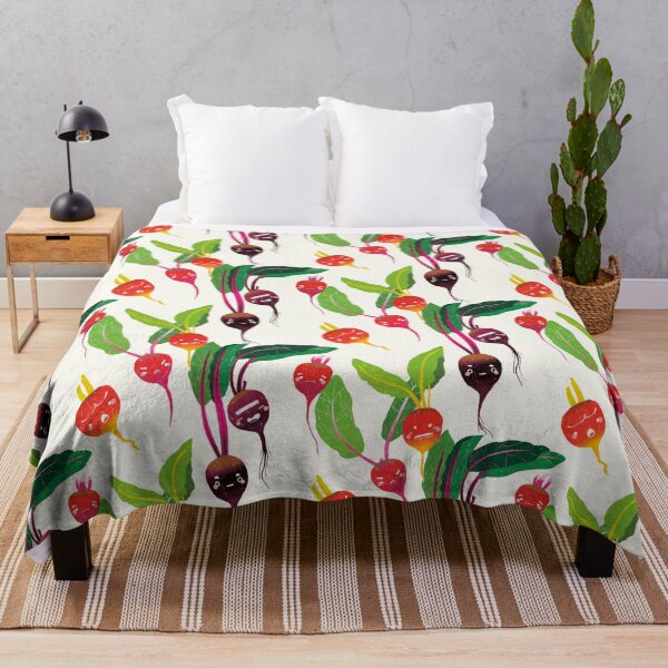 Item preview, Beets - Cute Rainbow Cartoon Vegetable Pattern designed and sold by TheRainbowRoom.