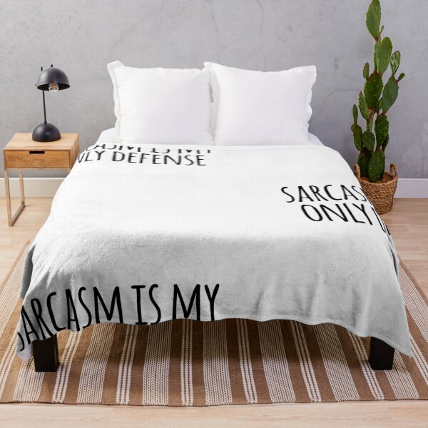 Item preview, Sarcasm is my only defense quote from stiles stilinski from teen wolf designed and sold by emcazalet.