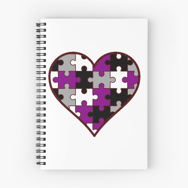 Item preview, Love Heart Puzzle Pieces - Asexual designed and sold by Harley-Jay.