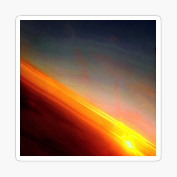 Sunrise Over the Coast Sticker