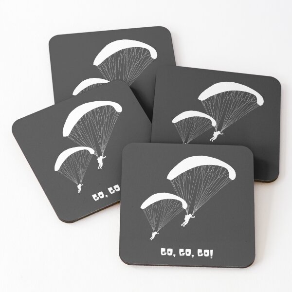 Item preview, Go, go, go! design with parachute designed and sold by HobbiesAndFun.