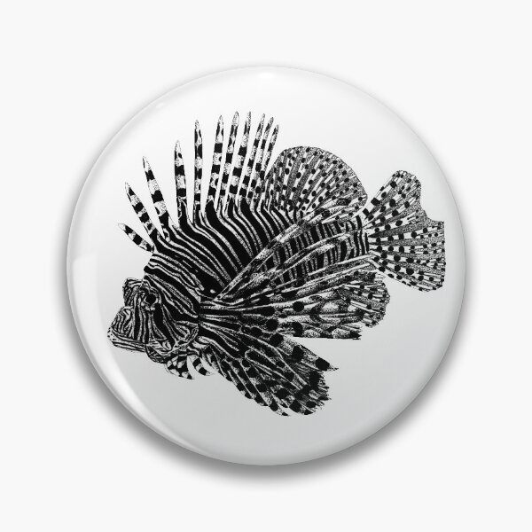 Item preview, Lionfish illustration designed and sold by LorenDowding.