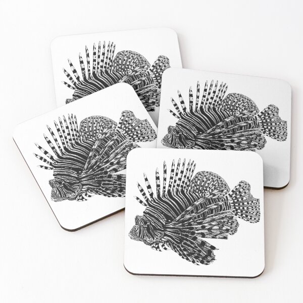 Item preview, Lionfish illustration designed and sold by LorenDowding.