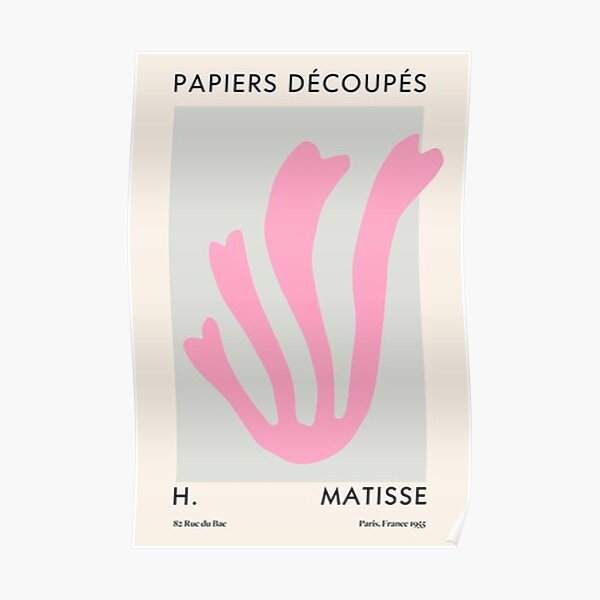 Découper Henri Matisse 1955 Poster
