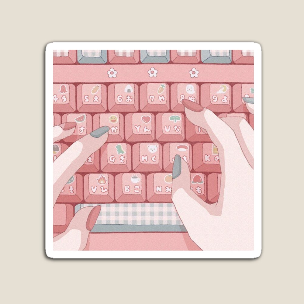 anime keyboard aesthetic 