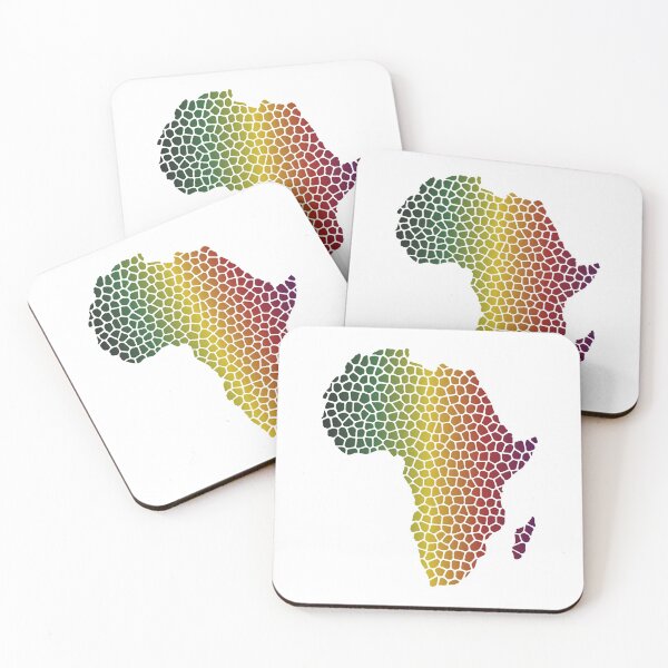 Item preview, Stained Glass Africa Map Gradient designed and sold by John Uttley.