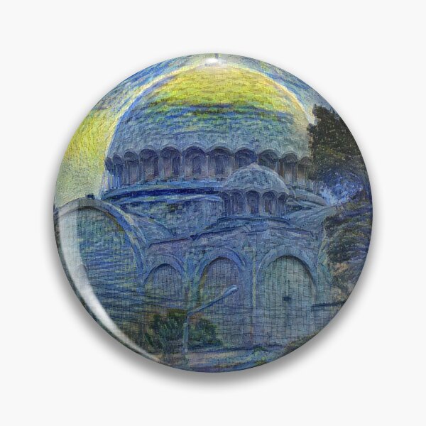 Item preview, Church of Saint George in Aleppo (Melkite Greek Catholic) - Starrynight designed and sold by Homsalgia.
