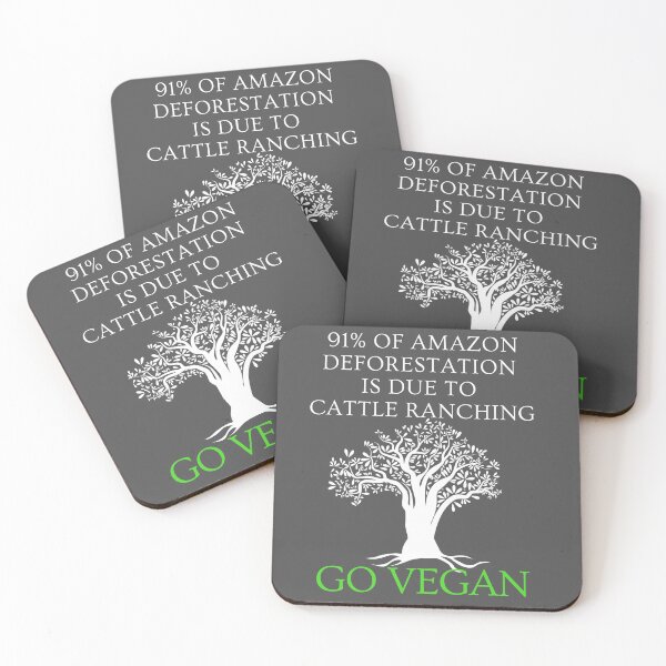 Item preview, Amazon Deforestation Go Vegan designed and sold by ActivistCo.