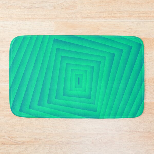 Item preview, Green Neon Geometric Optical Illusion designed and sold by CyberCult Store.