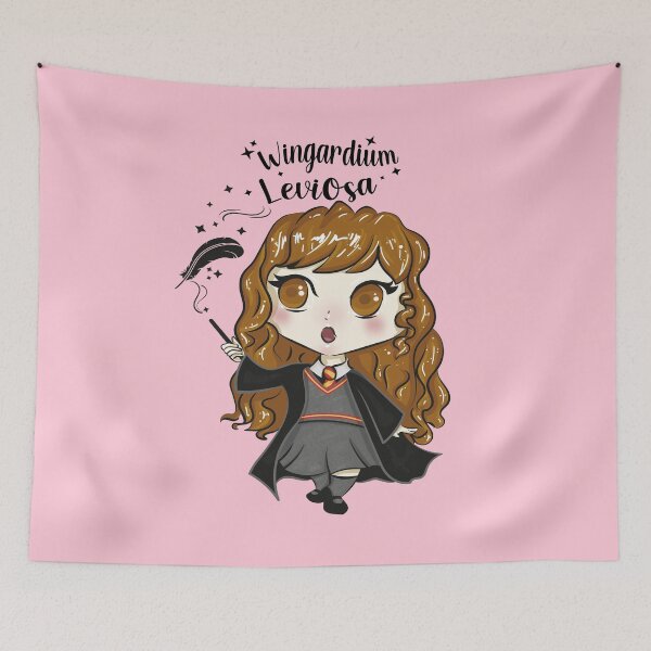 Item preview, witch girl making magic levitation feather with uniform magical world harry's friend designed and sold by FRKI-DIDI.