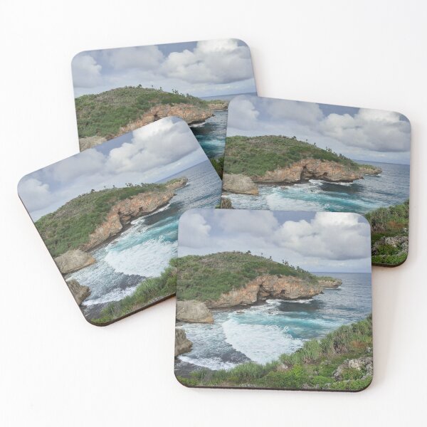 Item preview, Wavy rock lagoon beach Midodaren on Java, Indonesia. designed and sold by kall3bu.