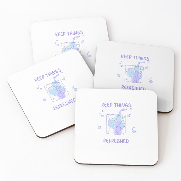 Item preview, Keep Things Refreshed! kawaii lila grape juice box designed and sold by GLwithUs.