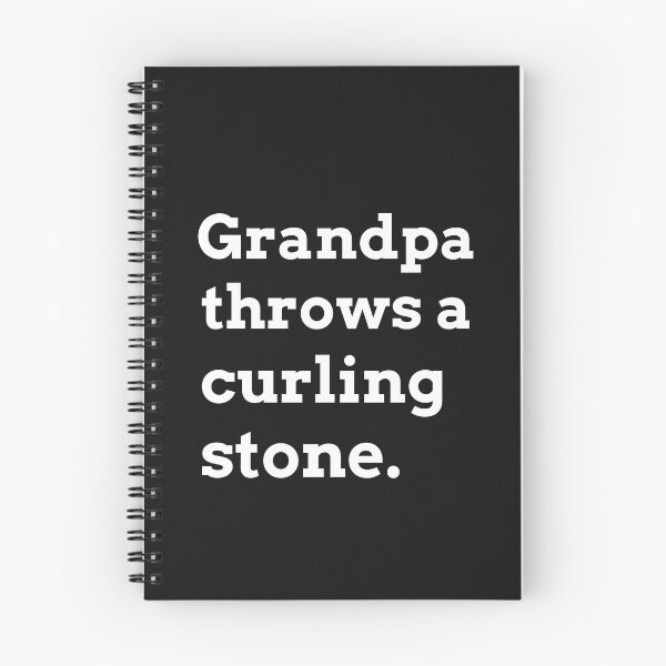 Item preview, Grandpa throws a curling stone. designed and sold by VJKTees.