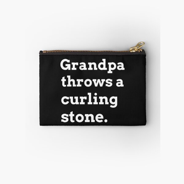 Item preview, Grandpa throws a curling stone. designed and sold by VJKTees.