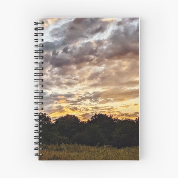 Item preview, Countryside Field with a Golden Sunset Backdrop designed and sold by WearWolfDesigns.