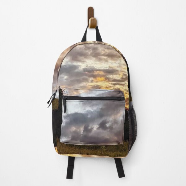 Item preview, Countryside Field with a Golden Sunset Backdrop designed and sold by WearWolfDesigns.