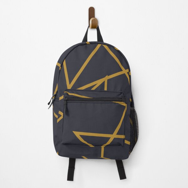 Item preview, gold and black triangles modern design designed and sold by rjdesigns82.