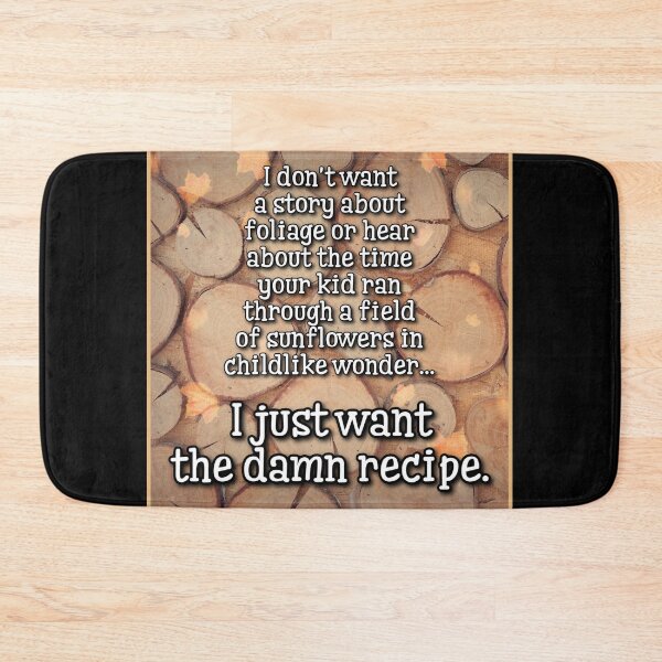 Item preview, Just Give Me The Damn Recipe designed and sold by Cuttintees.