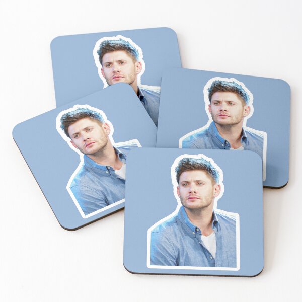 Item preview, Dean Winchester | Jensen Ackles | Polo Blue Background  designed and sold by CouldYouBeMore.