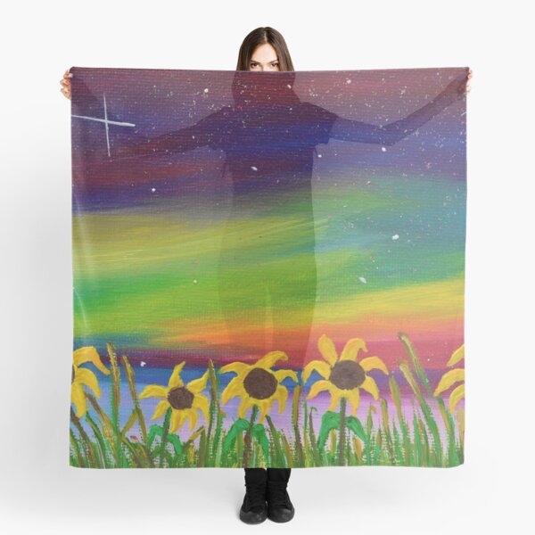 Sunflowers at Twilight Scarf