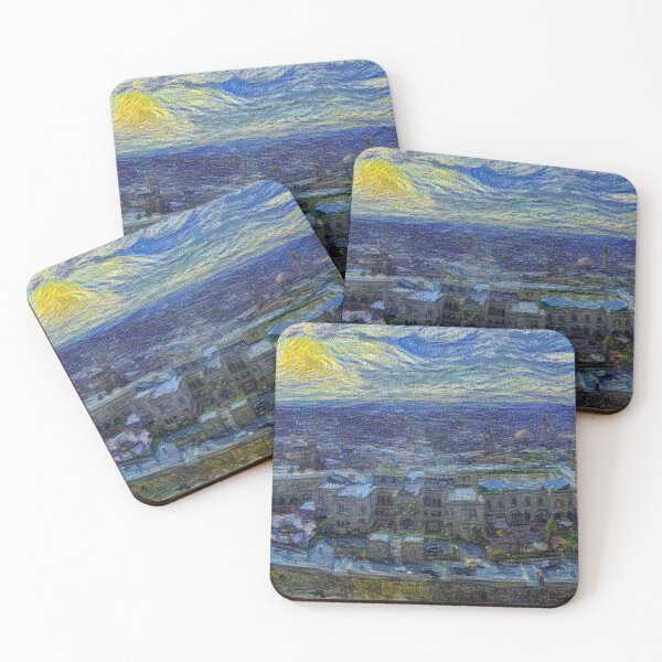 Item preview, Aleppo Panorama (Cityscape) - Starrynight designed and sold by Homsalgia.