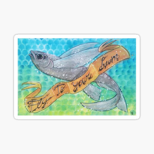 Geronimo the Fish Sticker