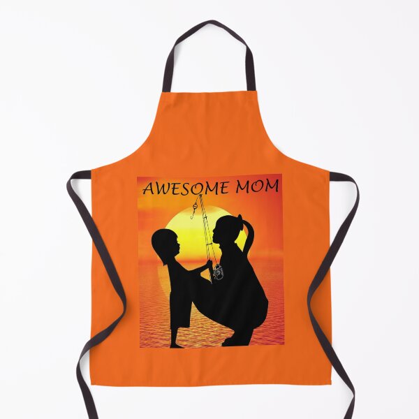 Item preview, Awesome Mom and Daughter Fishing at Sunset Sunrise designed and sold by KeysTreasures.