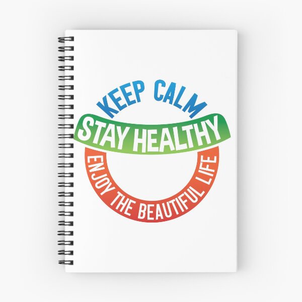 Item preview, Keep Calm and Stay Healthy to Enjoy the Beautiful Life designed and sold by Printoweb.