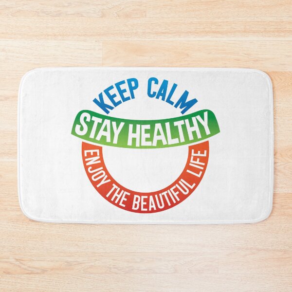 Item preview, Keep Calm and Stay Healthy to Enjoy the Beautiful Life designed and sold by Printoweb.
