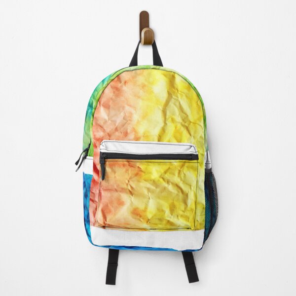 Item preview, Rainbow painting crumpled paper pride rainbow colors aesthetic and subtle pride flag designed and sold by emcazalet.