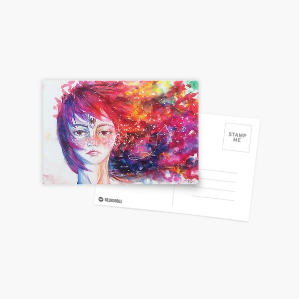 Universe Girl Postcard
