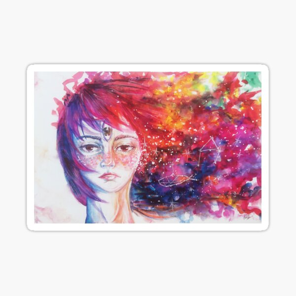 Universe Girl Sticker