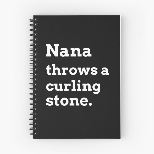 Item preview, Nana throws a curling stone. designed and sold by VJKTees.