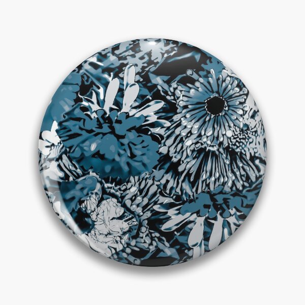 Item preview, Floral Medley Blue designed and sold by Designs By YL.