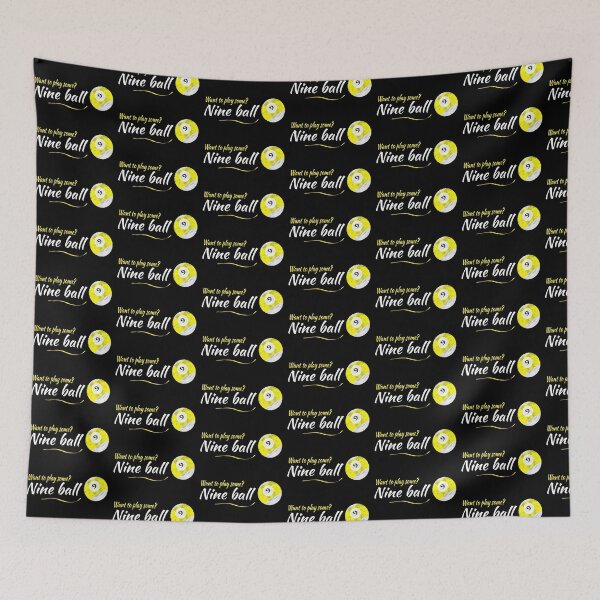 Item preview, WE PLAY A GAME OF NINE BALL BILLIARDS designed and sold by diego75bcn.