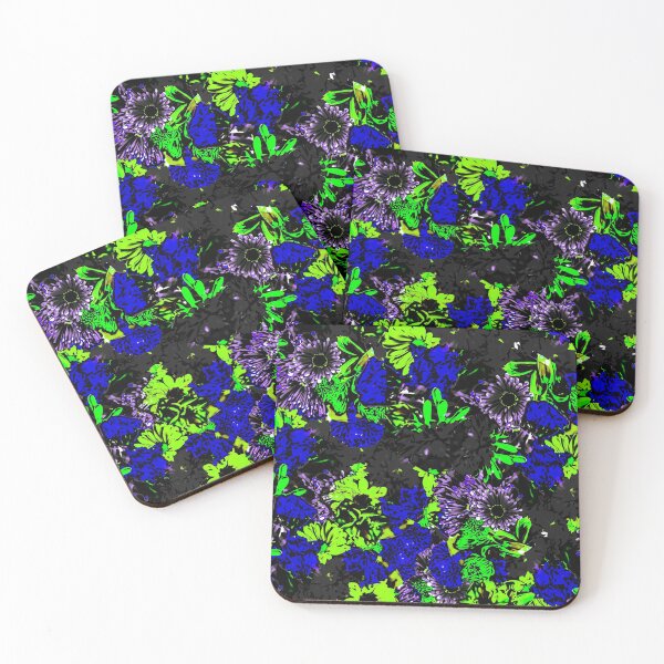 Item preview, Floral Medley Cool Colors designed and sold by Designs By YL.