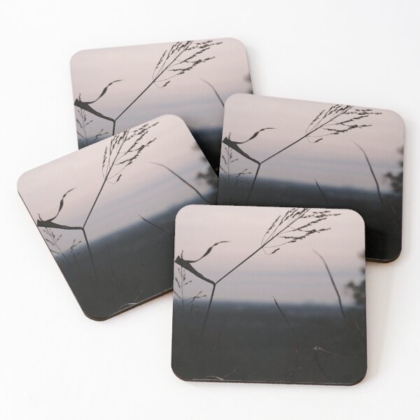 Item preview, Wild Wheat Grass At Dusk Calming Photograph designed and sold by AmberCamera.