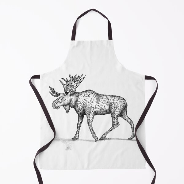 Item preview, Moose Design Large Zentangle Pattern designed and sold by debbeeskinner.