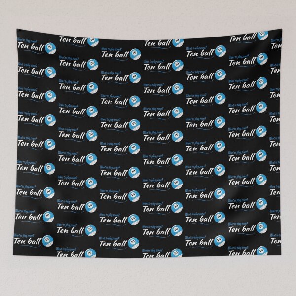 Item preview, WE PLAY A GAME OF TEN-BALL BILLIARDS designed and sold by diego75bcn.