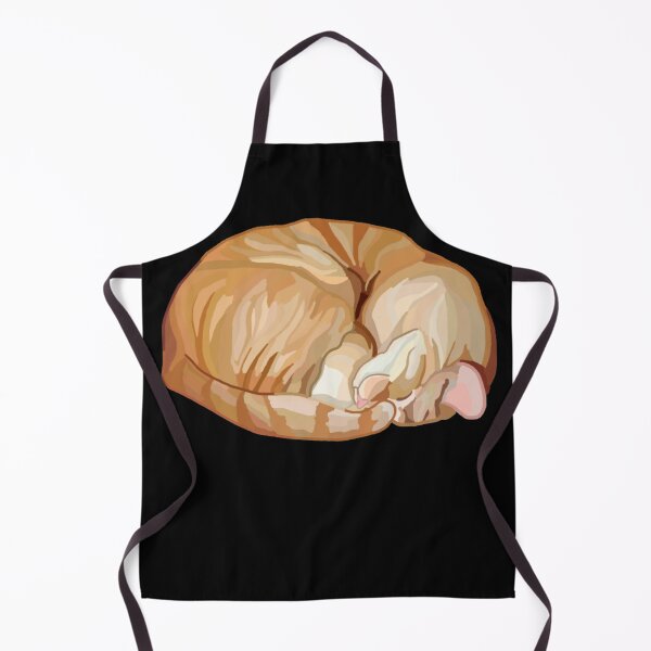 Item preview, Sleeping Curled Orange Ginger Tabby Cat designed and sold by Deborah Camp.