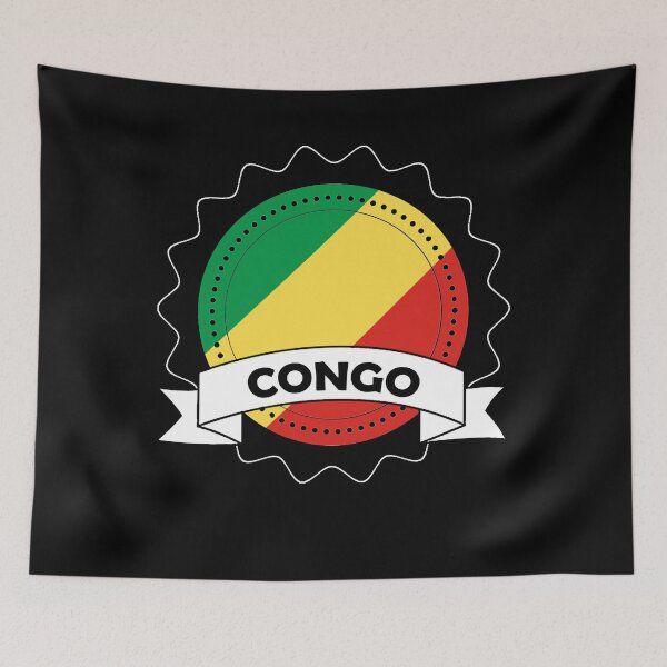 Item preview, Congo Emblem-Badge-Flag designed and sold by Gina-Driada.