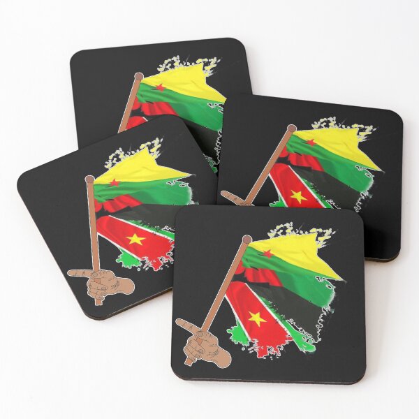 Item preview, Guadeloupe Martinique French Guiana flag set designed and sold by West indian touch.