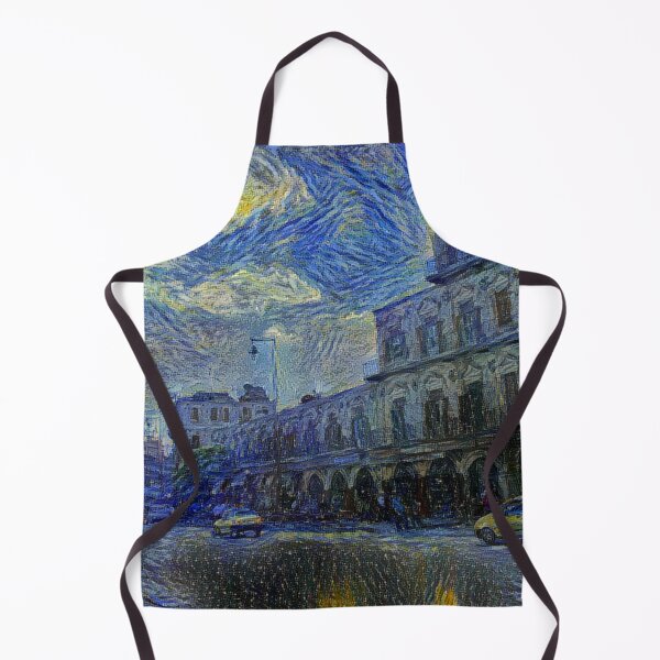 Item preview, An Aleppian Facade with Street - Starrynight designed and sold by Homsalgia.
